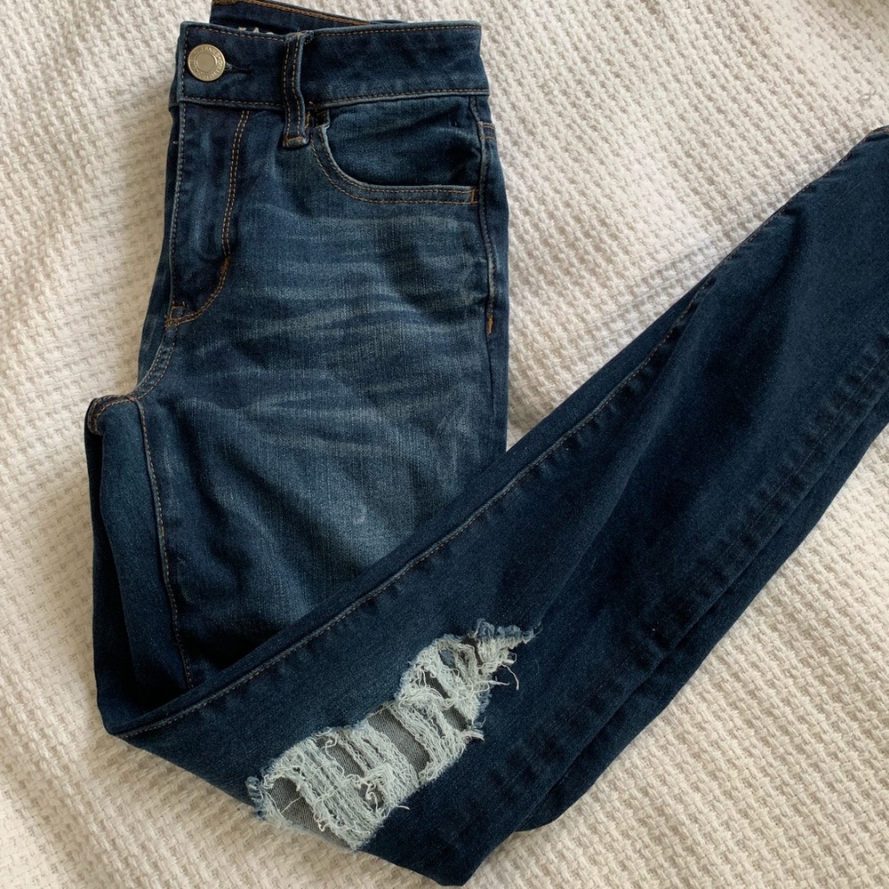 High rise jegging